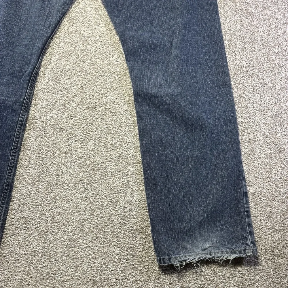 Tommy Hilfiger Freedom Fit Jeans Mens 38x32 Blue Med Wash Relaxed Straight Denim